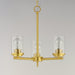 Maxim - 10203CLSBR - Three Light Chandelier - Corona - Satin Brass