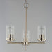 Maxim - 10203CLSN - Three Light Chandelier - Corona - Satin Nickel