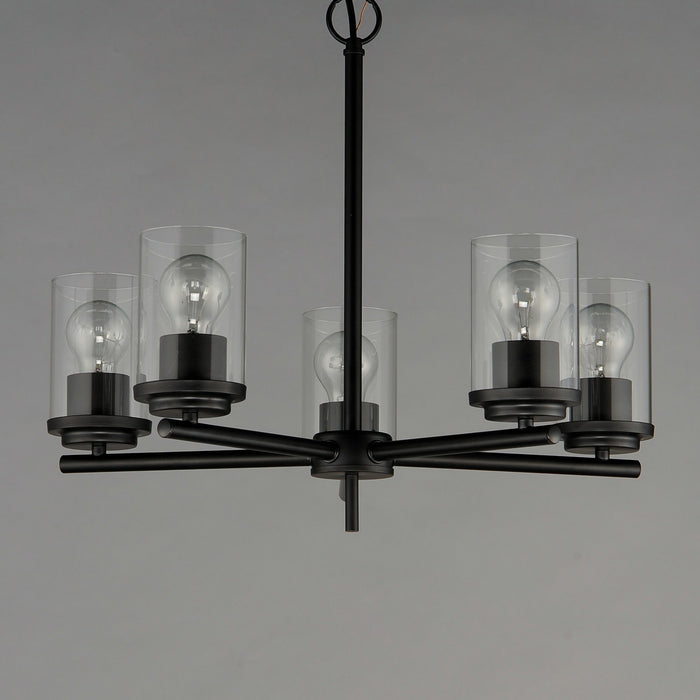 Maxim - 10205CLBK - Five Light Chandelier - Corona - Black