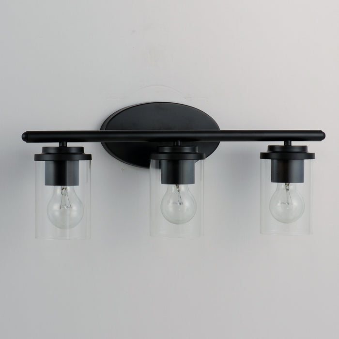 Maxim - 10213CLBK - Three Light Bath Vanity - Corona - Black