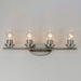 Maxim - 10214CLSN - Four Light Bath Vanity - Corona - Satin Nickel