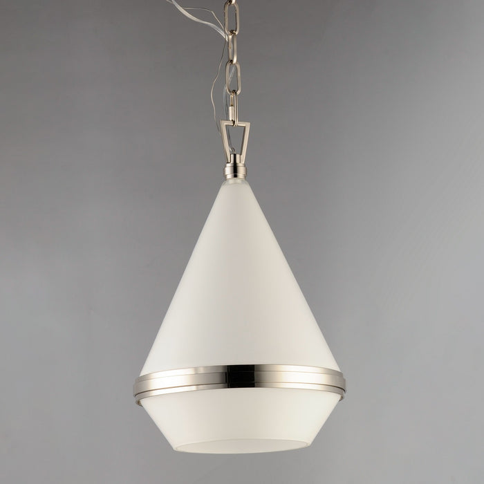 Maxim - 10374WTPN - One Light Pendant - Giza - Polished Nickel