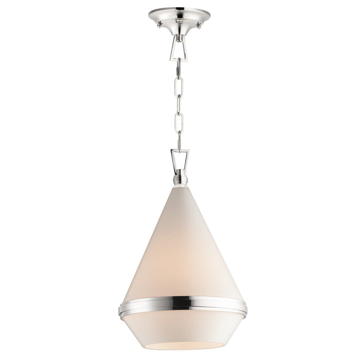 Maxim - 10374WTPN - One Light Pendant - Giza - Polished Nickel