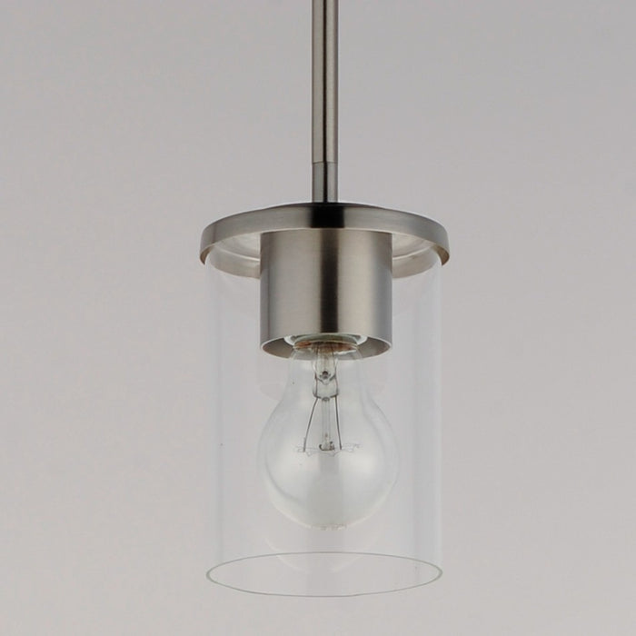Maxim - 90200CLSN - One Light Mini Pendant - Corona - Satin Nickel