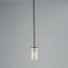 Maxim - 91840CDABBK - One Light Mini Pendant - Sleek - Antique Brass / Black
