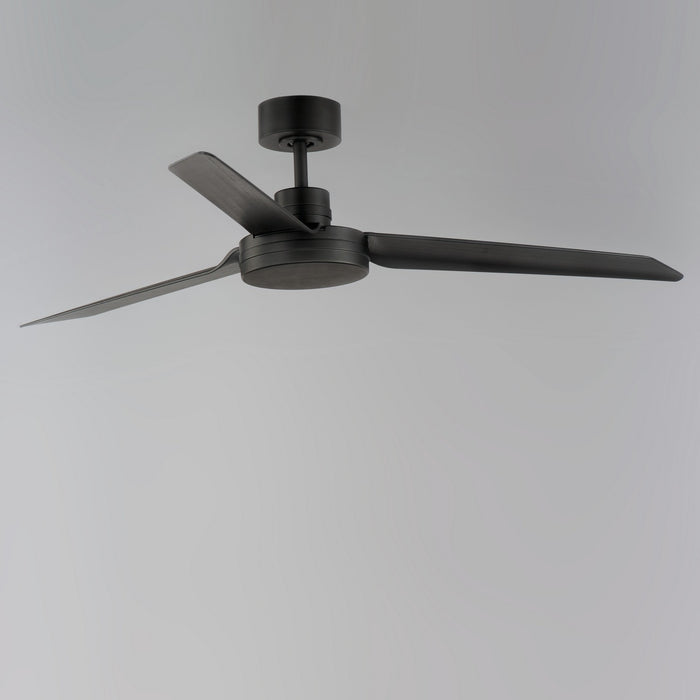 Maxim - 88807BK - 52 Inch Outdoor Ceiling Fan - Ultra Slim - Black