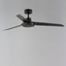 Maxim - 88807BK - 52 Inch Outdoor Ceiling Fan - Ultra Slim - Black