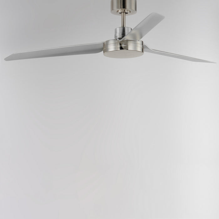 Maxim - 88807SN - 52 Inch Outdoor Ceiling Fan - Ultra Slim - Satin Nickel