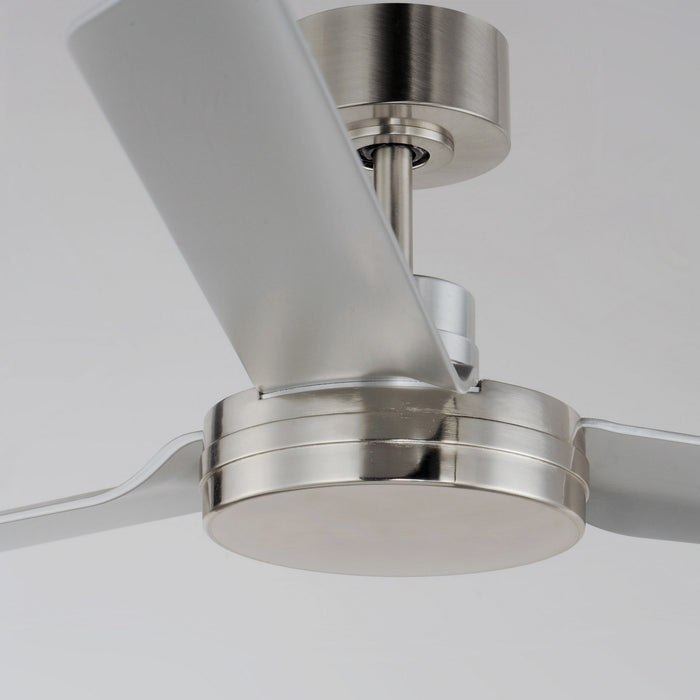 Maxim - 88807SN - 52 Inch Outdoor Ceiling Fan - Ultra Slim - Satin Nickel