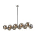 ELK Home - D4373 - Ten Light Linear Chandelier - Affinity - Chrome