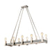 ELK Home - D4680 - Ten Light Island Pendant - Impression - Satin Nickel