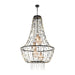 ELK Home - D4717 - Five Light Chandelier - Selene - Matte Black