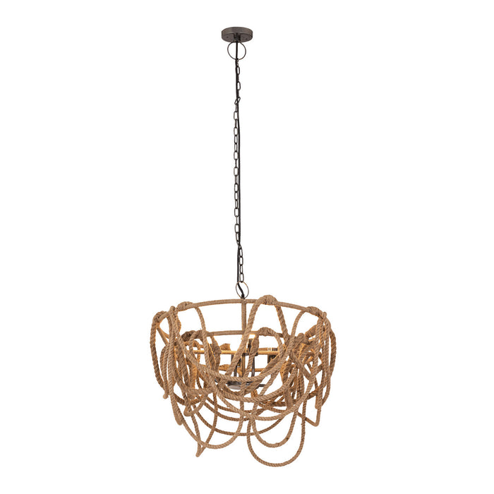 ELK Home - D4734 - Four Light Pendant - Macon - Natural