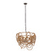 ELK Home - D4734 - Four Light Pendant - Macon - Natural