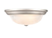Millennium - 4605-SN - Three Light Flushmount - Satin Nickel