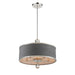 Metropolitan - N7325-613 - Five Light Pendant/Semi Flush Mount - Luxour - Polished Nickel