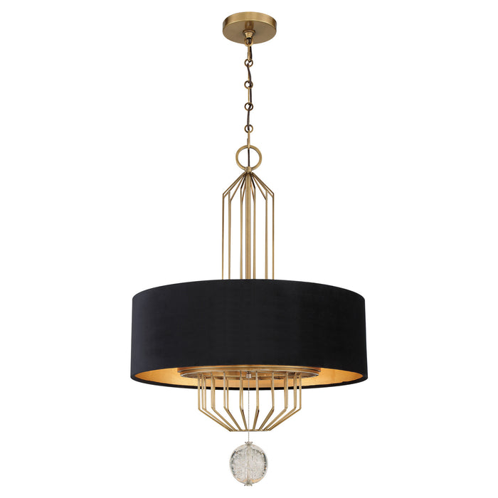 Metropolitan - N7336-790 - Six Light Pendant - Grandeur - Aged Antique Nickel