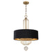 Metropolitan - N7336-790 - Six Light Pendant - Grandeur - Aged Antique Nickel