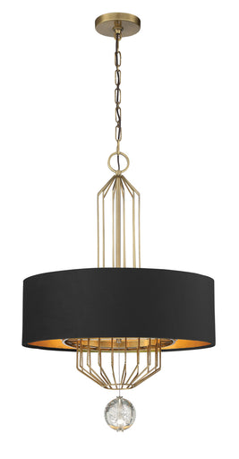 Grandeur Six Light Pendant Aged Antique Nickel