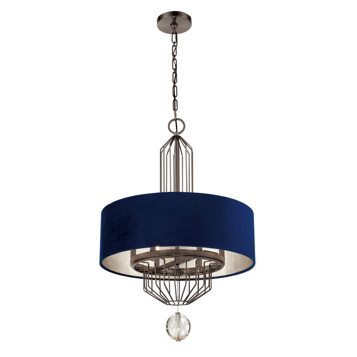 Metropolitan - N7336-889 - Six Light Pendant - Grandeur - Aged Antique Nickel
