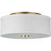 Progress Lighting - P350130-012 - Two Light Semi-Flush Mount - Inspire - Satin Brass