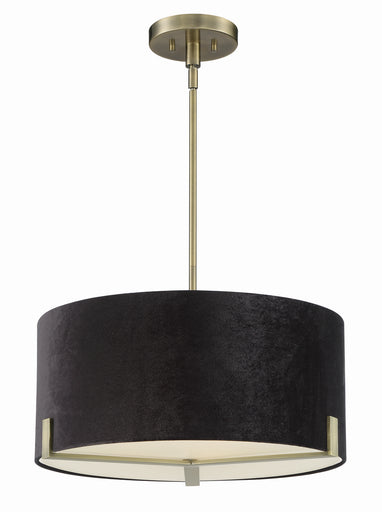 Westboro Boulevard Three Light Pendant Weathered Antique Brass