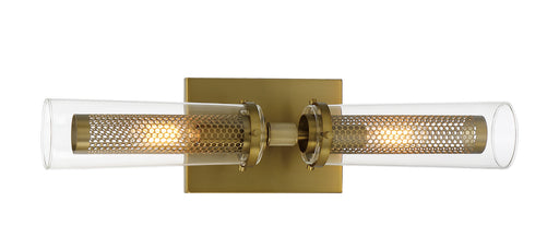 Emmerham Two Light Bath Soft Brass