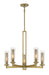 Minka-Lavery - 2185-695 - Five Light Chandelier - Emmerham - Soft Brass
