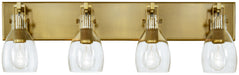 Minka-Lavery - 2274-695 - Four Light Bath Bar - Tiberia - Soft Brass