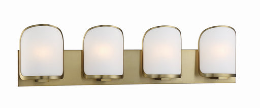 Bishop Crossing Four Light Bath Soft Brass