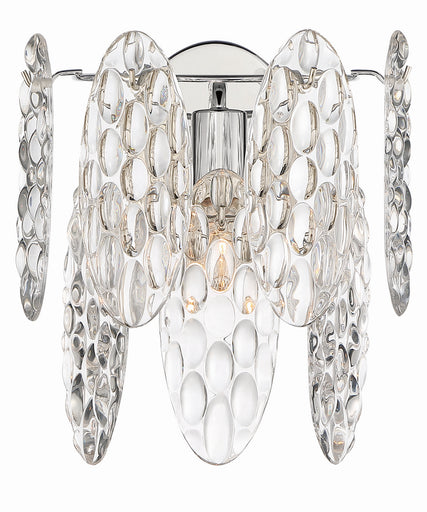 Isabella's Reign One Light Wall Sconce Polished Nickel