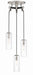 Minka-Lavery - 2897-691 - Three Light Pendant - Pullman Junction - Coal w/Brushed Nickel