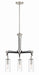 Minka-Lavery - 2898-691 - Three Light Chandelier - Pullman Junction - Coal w/Brushed Nickel