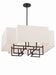 Minka-Lavery - 2957-572 - Eight Light Pendant - Upham Estates - Coal w/Polished Nickel