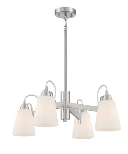 Beckonridge Four Light Chandelier Brushed Nickel