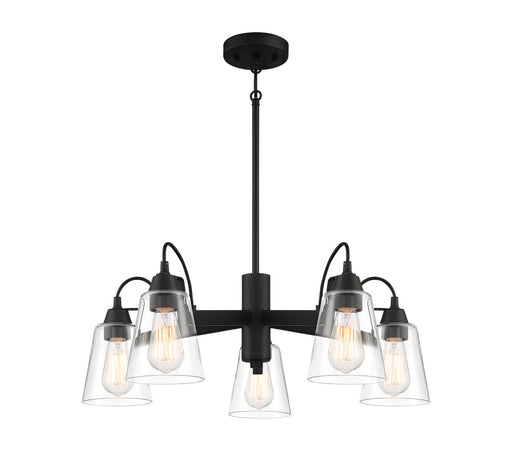 Beckonridge Five Light Chandelier Coal