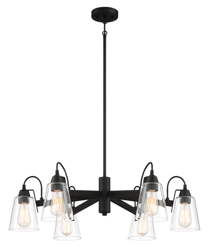 Beckonridge Six Light Chandelier Coal