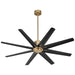 Quorum - 3-112-40 - 56"Ceiling Fan - Fleet - Aged Brass