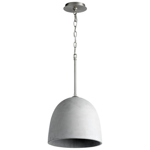 Dune LED Pendant Grey|Satin Nickel