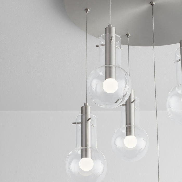 Quorum - 3-674-24 - LED Pendant - Primo - Satin Nickel