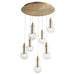 Quorum - 3-674-40 - LED Pendant - Primo - Aged Brass