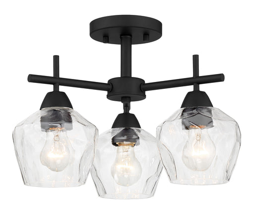 Camrin Three Light Semi Flush / Chandelier Coal