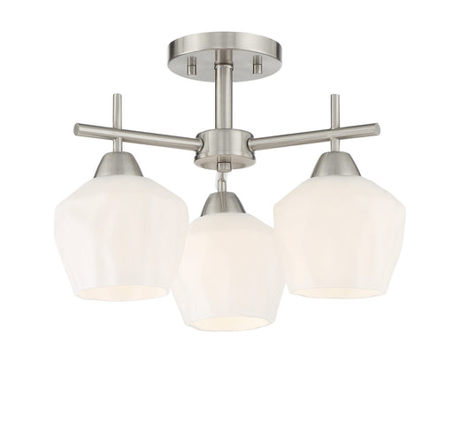 Camrin Three Light Semi Flush / Chandelier Coal
