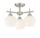 Minka-Lavery - 2172-84 - Three Light Semi Flush / Chandelier - Camrin - Coal