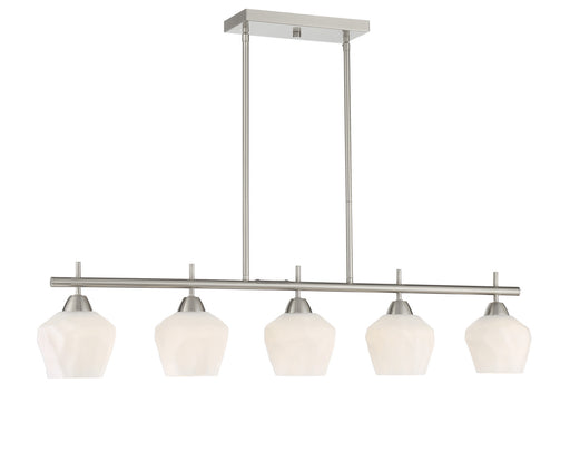 Camrin Five Light Island Pendant Brushed Nickel