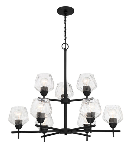 Camrin Nine Light Chandelier Coal