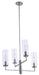 Minka-Lavery - 4045-84 - Four Light Chandelier - Acacia - Brushed Nickel