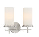 Minka-Lavery - 4092-84 - Two Light Bath Bar - Haisley - Brushed Nickel