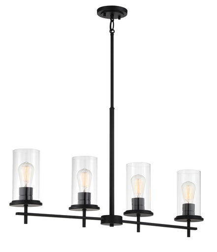 Haisley Four Light Island Pendant Coal