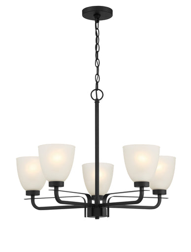Kaitlen Five Light Chandelier Coal